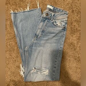 Zara distressed jeans